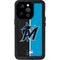MLB Miami Marlins Split iPhone 15 Pro Waterproof Case